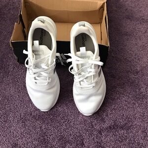 Adidas Pure White Running Shoes